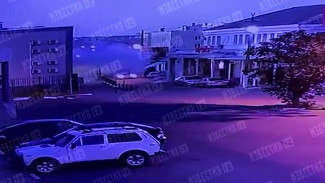 Появилось новое видео взрыва в отделе полиции в воронежских Лисках