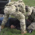 Появилось видео задержания иностранцев за подрыв БПЛА в воинской части в Воронеже