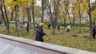 Воронежский губернатор вместе со студентами привёл в порядок Братское захоронение