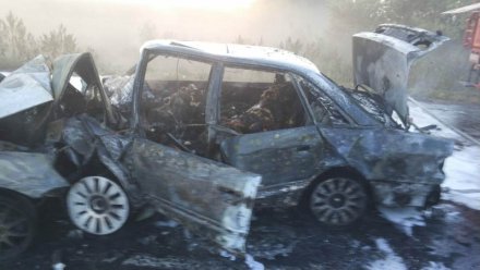 Следователи завели уголовное дело после ДТП под Воронежем, в котором заживо сгорели 5 человек