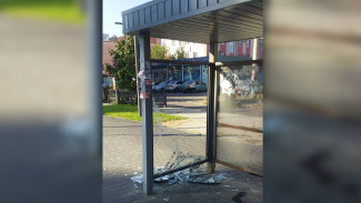 Вандалы разгромили новую остановку на Левом берегу Воронежа