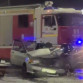«Ладу» разворотило на улице Антонова-Овсеенко в Воронеже