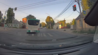 В Воронеже водителя автобуса №5а оштрафовали за грубое нарушение ПДД