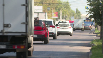 Улица Димитрова в Воронеже не освободилась от пробок после запрета левых поворотов