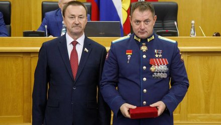 Воронежская облдума удостоила Бориса Нижевёнка почётного знака «За успехи и достижения»