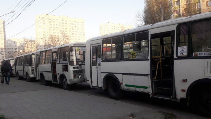 Для пострадавших из-за забастовки маршрутчиков воронежцев выйдут дополнительные автобусы