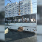 Пассажирский автобус загорелся в час пик в Воронеже