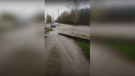 Воронежцы пожаловались на рухнувший столб с проводами в Придонском