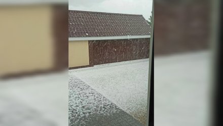 Из-за града в Воронежской области ввели жёлтый уровень опасности