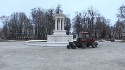 Власти начали подготовку к запуску фонтана в воронежском «Орлёнке»