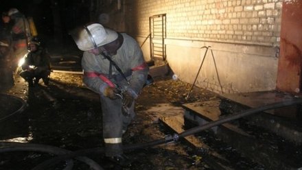 В Воронеже 20 сотрудников МЧС потушили пожар в жилом доме
