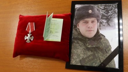 Семье погибшего на СВО 23-летнего воронежца вручили орден Мужества