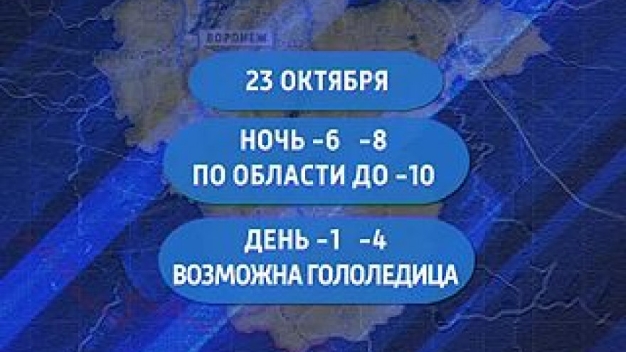 В Воронеж вслед за скандинавским антициклоном пришла зима