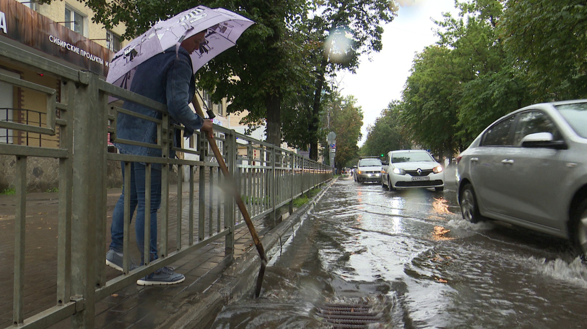 Воронеж ушёл под воду после утреннего ливня – Новости Воронежа и  Воронежской области – Вести Воронеж