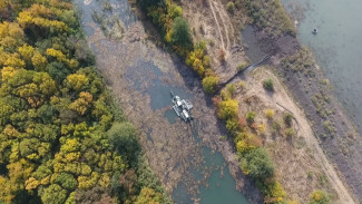 В Воронежской области расчистка реки Икорец приблизилась к завершению