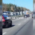 Автомобилисты в очередной раз застряли в пробке на трассе М-4 в сторону Воронежа