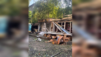 Появились кадры последствий попадания БПЛА в «Дом пионеров» в Воронеже
