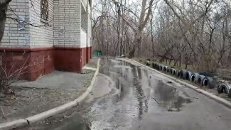 Фекальная река затопила двор в Воронеже: появилось видео
