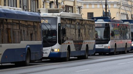 В Воронеже на год закрыли движение троллейбуса №17