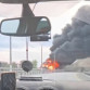 Шесть машин загорелись на трассе в Воронежской области