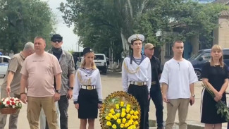 В Херсонской области появился мемориал в память о воронежских бойцах
