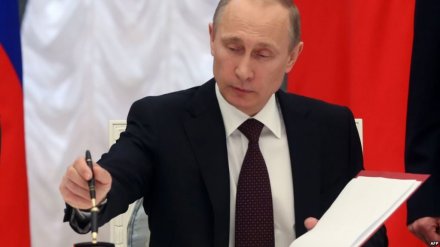 Путин поблагодарил мэра Воронежа за трудовые успехи