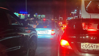 Воронежцы застряли в мёртвой пробке на Остужевской развязке