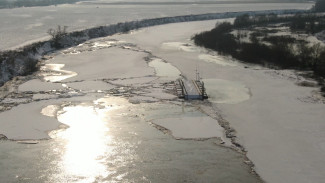 Половина понтонных мостов в Воронежской области оказались закрытыми из-за паводка