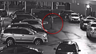 Поджигателя трёх иномарок на парковке в Воронеже записали камеры видеонаблюдения
