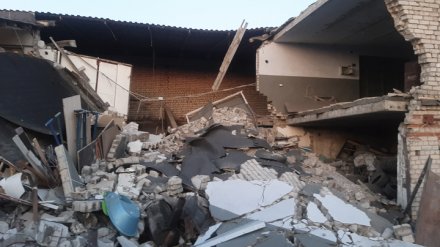 Разорвавшийся газовый баллон разрушил семь гаражей в Воронеже