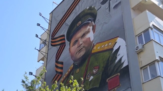 Мурал полководцу Ватутину появился у Чижовского плацдарма в Воронеже