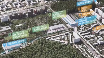 Воронежцам показали новый проект на месте яблоневых садов