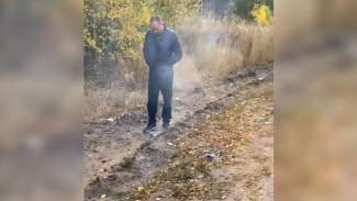 Полиция проверит видео с подозрительным поджигателем сухой травы в селе под Воронежем