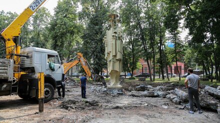 Фонтан «Чебурашка и крокодил Гена» уберут из воронежского парка «Орлёнок»
