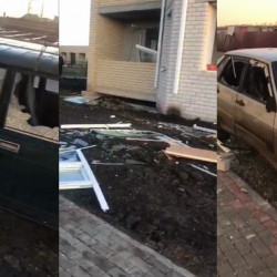 Появилось видео последствий мощного взрыва в новостройке в Воронежской области