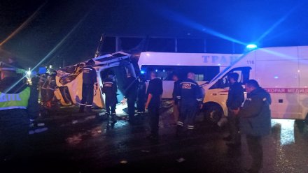 Число погибших в жуткой аварии с автобусами под Воронежем возросло до трёх