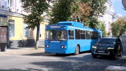 Троллейбус №11 приостановил работу из-за ночного ДТП в Воронеже