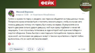 В Воронеже опровергли фейк об избиении девушки ветераном СВО