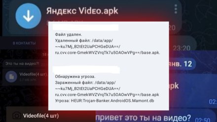 Воронежцев предупредили о новой схеме мошенничества с рассылкой видео и фото