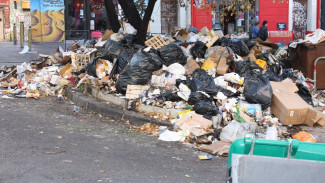 В Семилуках пожаловались на свалку в центре города
