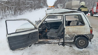 Фура снесла легковушку с трассы в Воронежской области