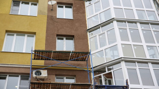 В Воронеже завершили ремонт фасада пострадавшей при падении беспилотника многоэтажки