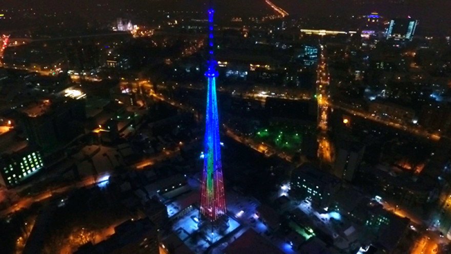 Воронежская телебашня поздравит воронежцев с Днем города
