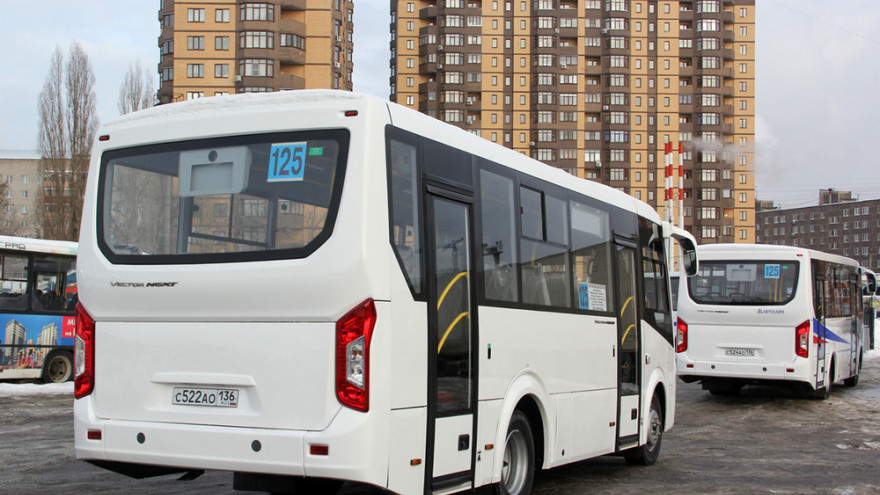 В Воронеже из-за изменения маршрута №125 массово уволились водители автобусов