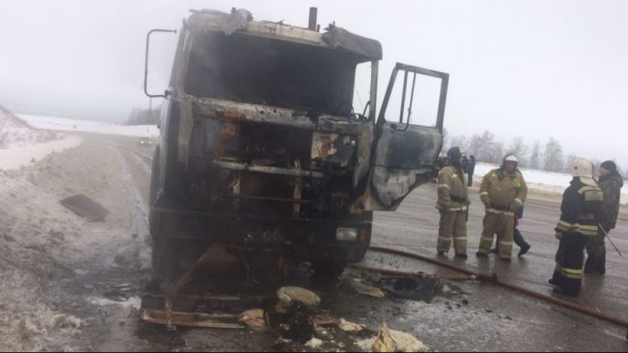 Под Воронежем пожарные предотвратили взрыв цистерны с газом