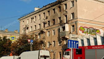 Беспилотник влетел в дом на Плехановской в Воронеже
