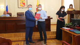 Мэр поздравил воронежских строителей с профессиональным праздником