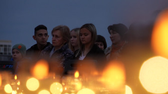 В Воронеже на площади Победы прошёл музыкально-поэтический концерт «Реквием»