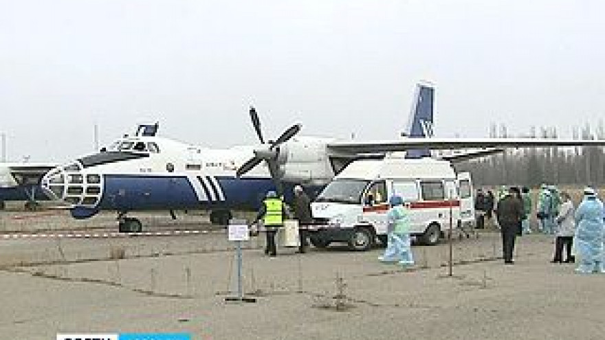 В Воронежском аэропорту тренировались, как вести себя в случае Эболы