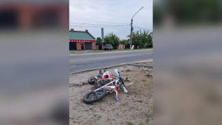 ДТП с пьяным мотоциклистом произошло в Воронежской области: 2 пострадавших